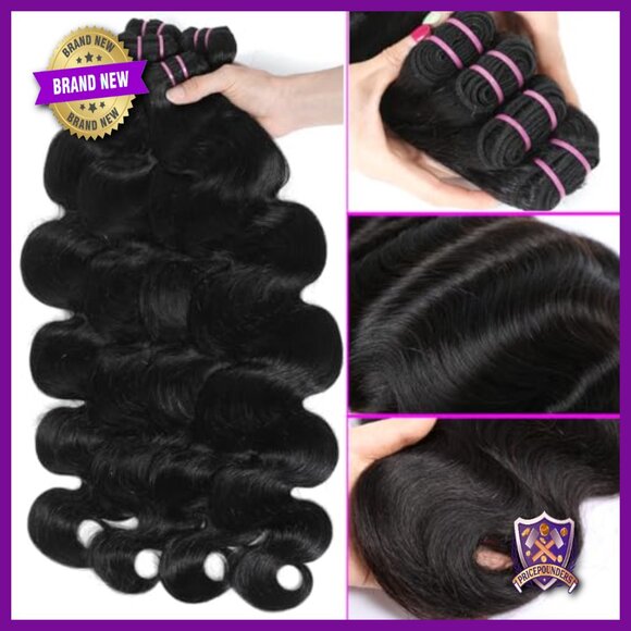 15A Grade Raw Human Hair Extensions 18-24 Inch Body Wave Virgin Hair